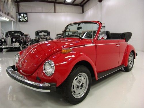 1979 volkswagen beetle convertible california car 1,585 cc fuel injected engine