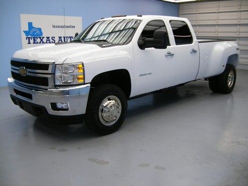 We finance!!  2011 chevrolet silverado 3500hd 4x4 allison diesel dually long bed