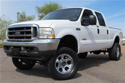 ****no reserve**** 2004 ford f250 lifted diesel crew 4x4 1 owner short bed clean