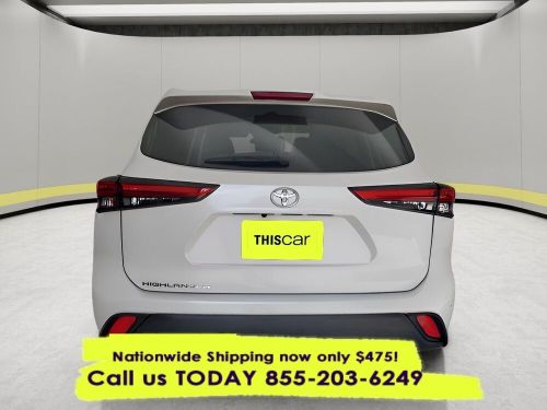 2021 toyota highlander l