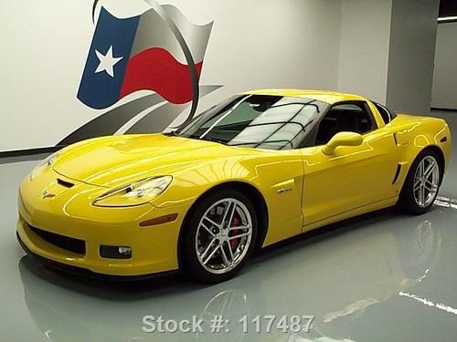 2007 chevy corvette z06 505 hp nav hud htd leather 31k texas direct auto