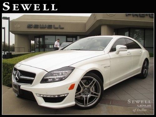 Cls63 amg navigation bi-turbo leather backup cam blind spot park assist 1-owner