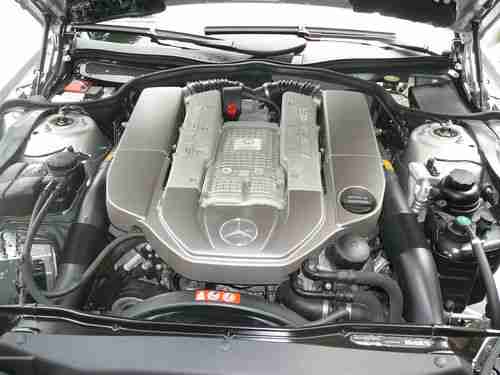 SL55 AMG SUPER CHARGED INTERCOOLED V8 KOMPRESS BRILLIANT SILVER DARK ASH 2004, US $39,900.00, image 2