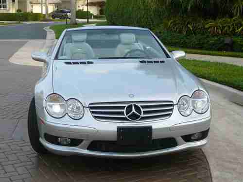 SL55 AMG SUPER CHARGED INTERCOOLED V8 KOMPRESS BRILLIANT SILVER DARK ASH 2004, US $39,900.00, image 3