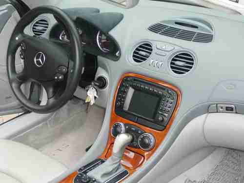 SL55 AMG SUPER CHARGED INTERCOOLED V8 KOMPRESS BRILLIANT SILVER DARK ASH 2004, US $39,900.00, image 5