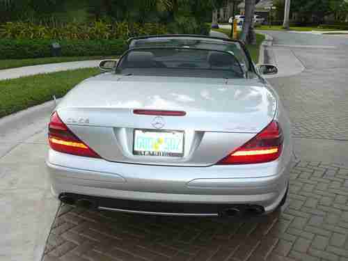 SL55 AMG SUPER CHARGED INTERCOOLED V8 KOMPRESS BRILLIANT SILVER DARK ASH 2004, US $39,900.00, image 9