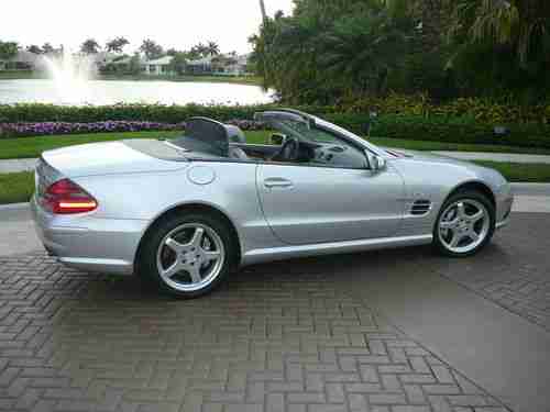 SL55 AMG SUPER CHARGED INTERCOOLED V8 KOMPRESS BRILLIANT SILVER DARK ASH 2004, US $39,900.00, image 11