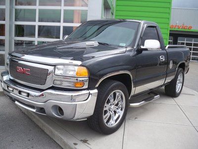 2005 gmc sierra 1500 20 inch chrome wheels 4x4 v8 billet grille hood scoop sharp