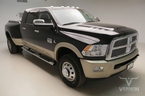 2012 laramie longhorn mega 4x4 navigation sunroof leather heated cummins diesel