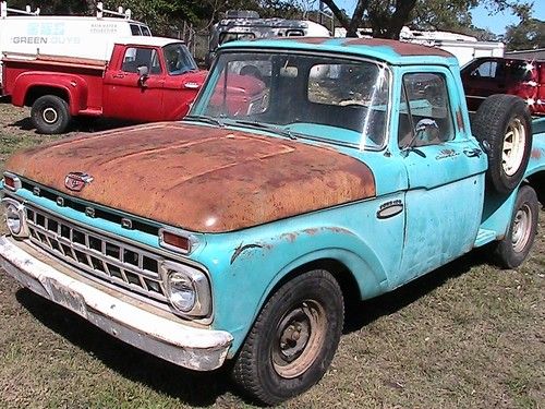 Pickup, ford, stepside, short bed, f100