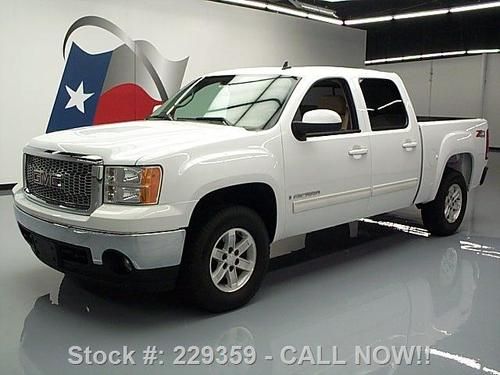 2008 gmc sierra slt crew z71 4x4 leather sunroof 67k mi texas direct auto