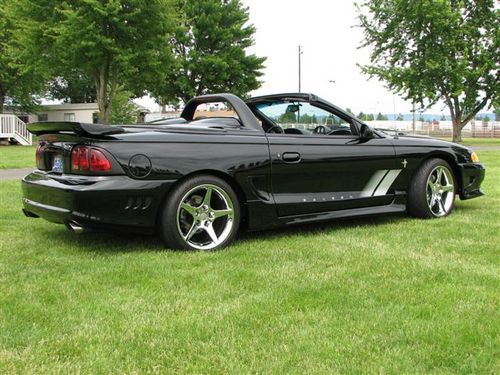1998 mustang saleen s351 speedster convertable # 98-011  black on black on black