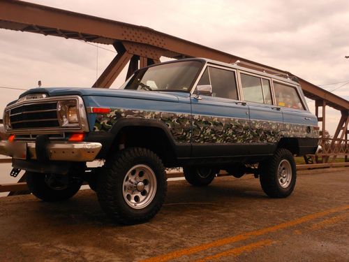 Amc/jeep grand wagoneer limited 4x4 lifted cb radio!!low miles