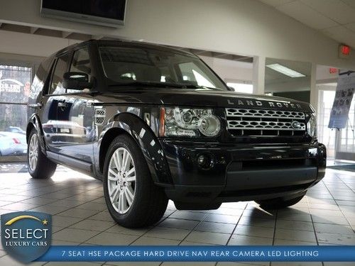 Loaded lr4 7 seat hse pkg nav rear camera led sumatra black on black!!