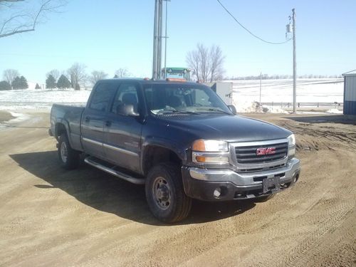 2004 gmc sierra 2500 hd sle crew cab pickup 4-door 6.6l