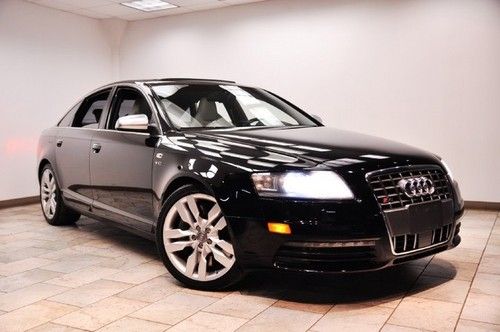 2007 audi s6 v10 5.2 black/white navigation sreviced by audi