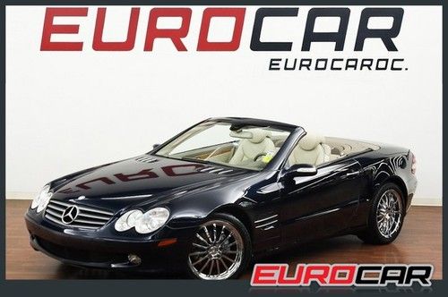 Sl500 chrome wheels stone leather heated ventilated seats navigation bose ca car