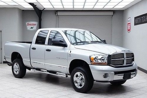 2006 dodge ram 2500 diesel 4x4 laramie dvd leather quad cab 1 texas onwer