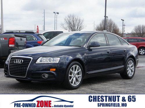 Audi a6,s line, blue, automatic, leather, navigation, bluetooth, carfax