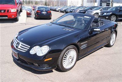 2006 sl55 roadster amg, black/black, navigation, only 29229 miles