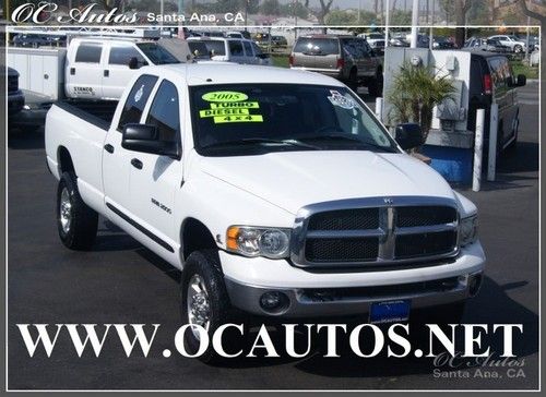 2005 dodge ram 2500 5.9l cummins 4x4 one owner ca truck!