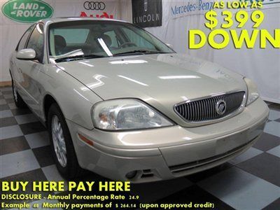 2004(04)sable ls we finance bad credit! buy here pay here low down $399
