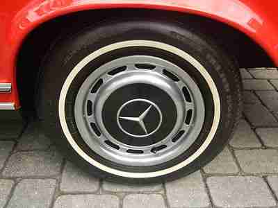 1971 MERCEDES 280SL RED OVER BLACK WITH HARDTOP, image 10