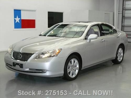 2009 lexus es 350 sunroof leather wood trim only 22k mi texas direct auto