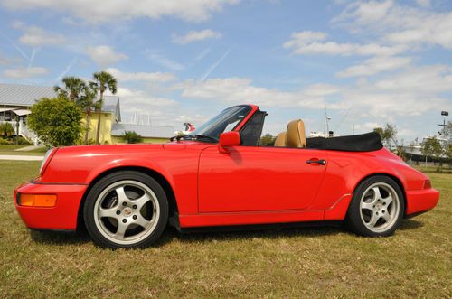 1990 porsche 911 carrera 2 cabriolet low miles convertible garage kept