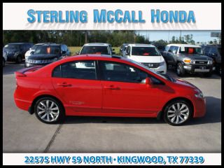 2011 honda civic sdn 4dr man si