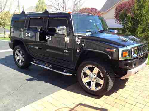 2008 black hummer h2 suv,sedona leather interior,excellent condition,mint, US $57,000.00, image 2