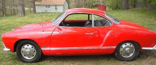 1967 karmann ghia volkswagen coupe red
