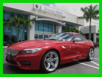 11 certified melbourne red z-4 sdrive35is 3l i6 convertible *m-alloy wheels *fl