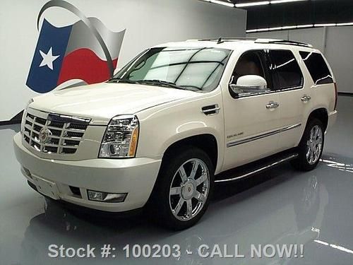 2010 cadillac escalade lux awd sunroof nav dvd 22's 31k texas direct auto