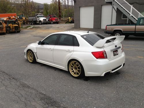 2011 subaru wrx sti sedan swp 13,900 mi. cobb invidia kw coilovers kartboy twm