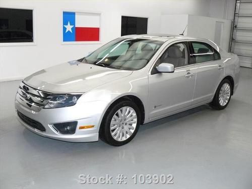 2010 ford fusion hybrid auto sunroof rear cam only 49k texas direct auto