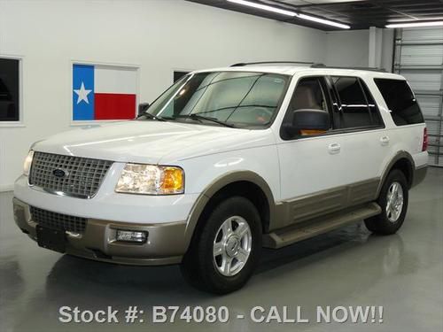 2004 ford expedition eddie bauer leather 8-pass 79k mi texas direct auto