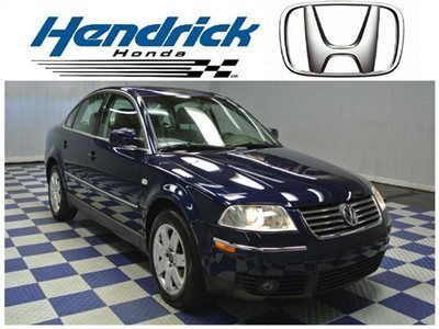 2002 volkswagen passat glx - auto - lthr - sunroof - heated seats - local trade