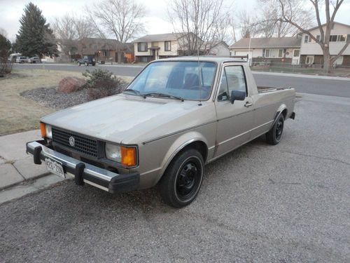 1981 vw volkswagen rabbit pickup caddy diesel lx 1.6 litre 5 speed