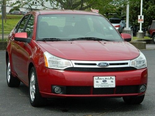2009 ford focus red