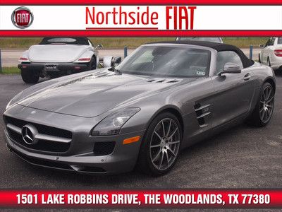 Sls amg convertible 6.3l nav back up camera amg suspension amg wheels amg trim