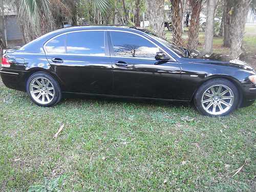 2006 750 li bmw black on black 71,000 miles