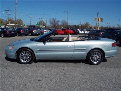 2001 chrysler sebring limited convertible best price runs great must see!