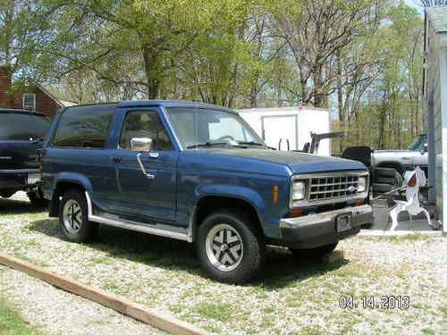 1987 ford bronco ii eddie bauer sport utility 2-door 2.9l