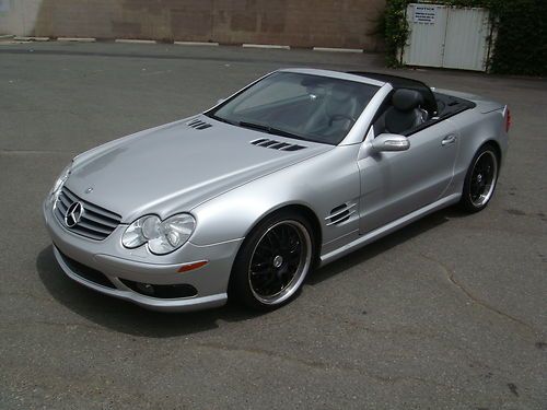 2004 mercedes-benz sl500 california car  convertible 2-door 5.0l with navigation