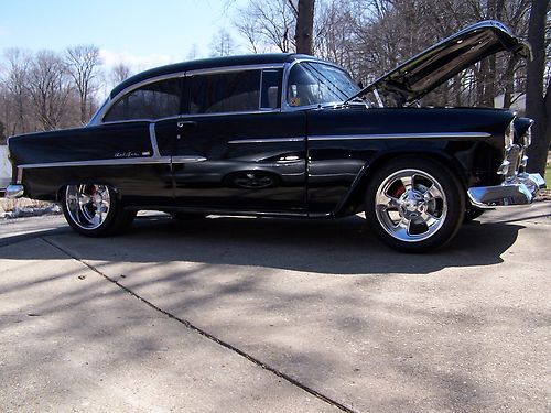 1955 chevy belair 2 door show car