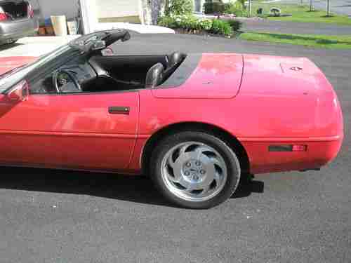 1994 Corvette Convertible 6 Speed Man - 5.7L LT1 300 HP V8 Runs / Drives Great, image 3