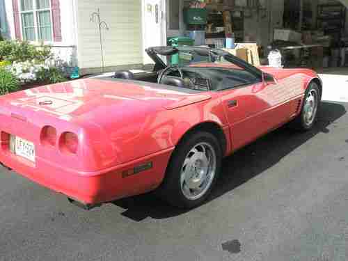 1994 Corvette Convertible 6 Speed Man - 5.7L LT1 300 HP V8 Runs / Drives Great, image 5