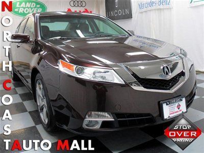 2010(10)tl sh-awd fact w-ty only 28k back up heat sts go button moon navi lthr