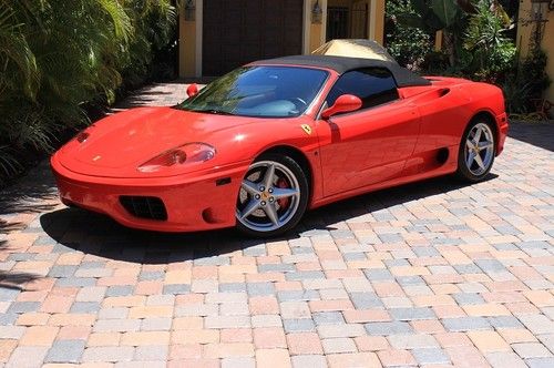 2004 ferrari 360 spider convertible 2-door 3.6l